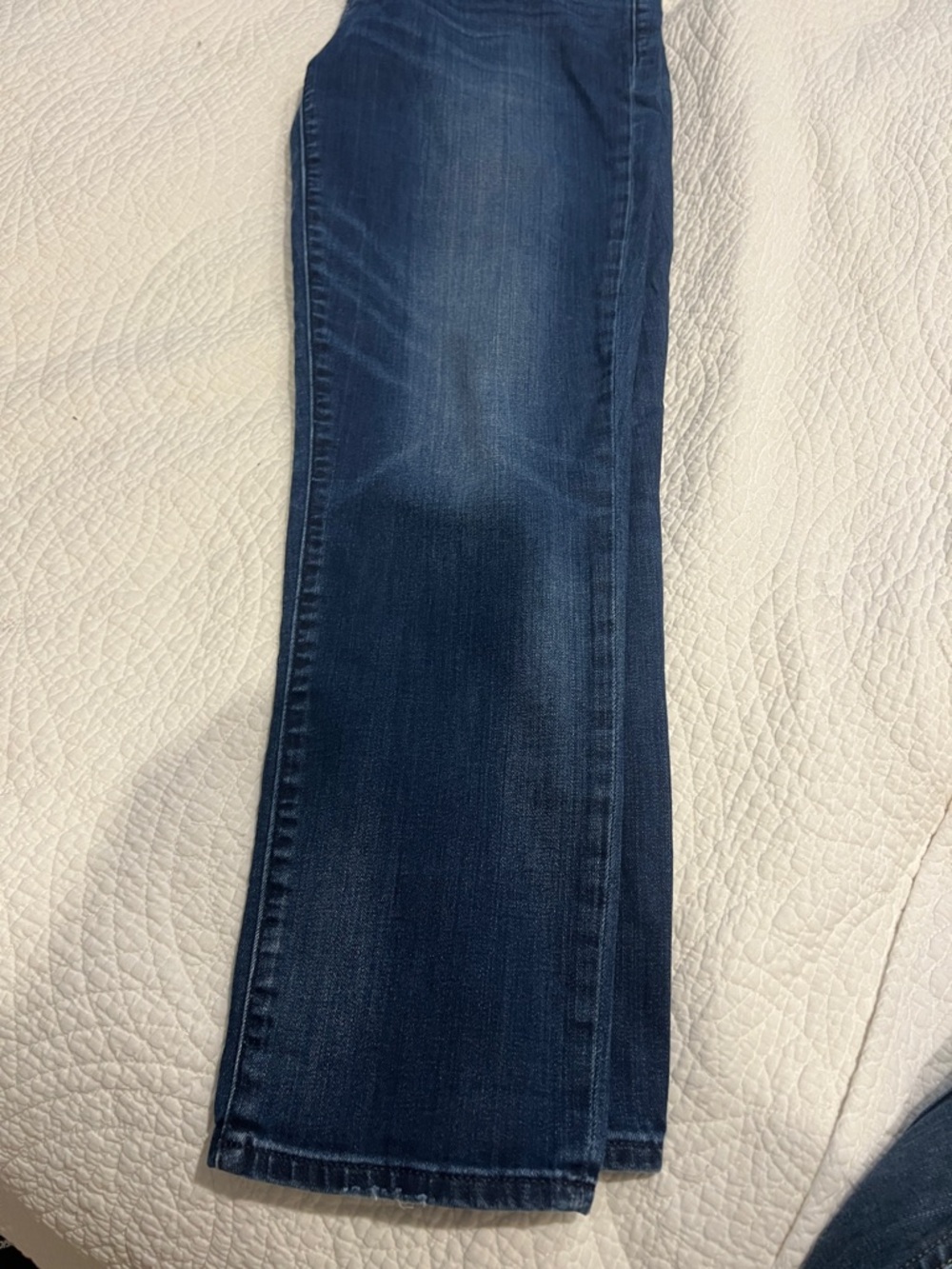 GAP Authentic Best Girlfriend Straight Leg Jeans - Dark Blue - Picture 3 of 4